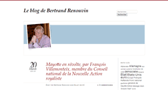 Desktop Screenshot of bertrand-renouvin.fr