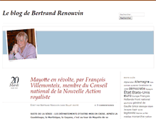 Tablet Screenshot of bertrand-renouvin.fr